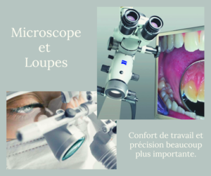 microscopes et loupes en cabinet dentaire 